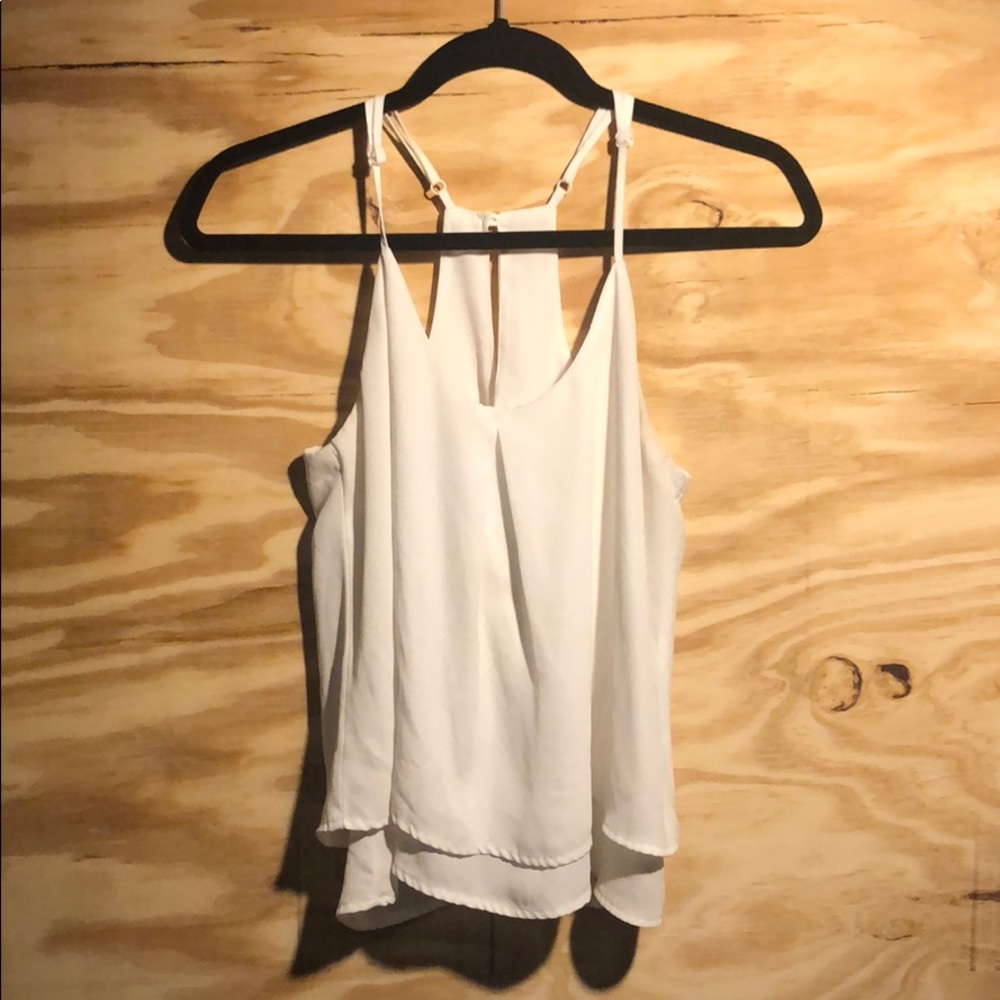 White tank top